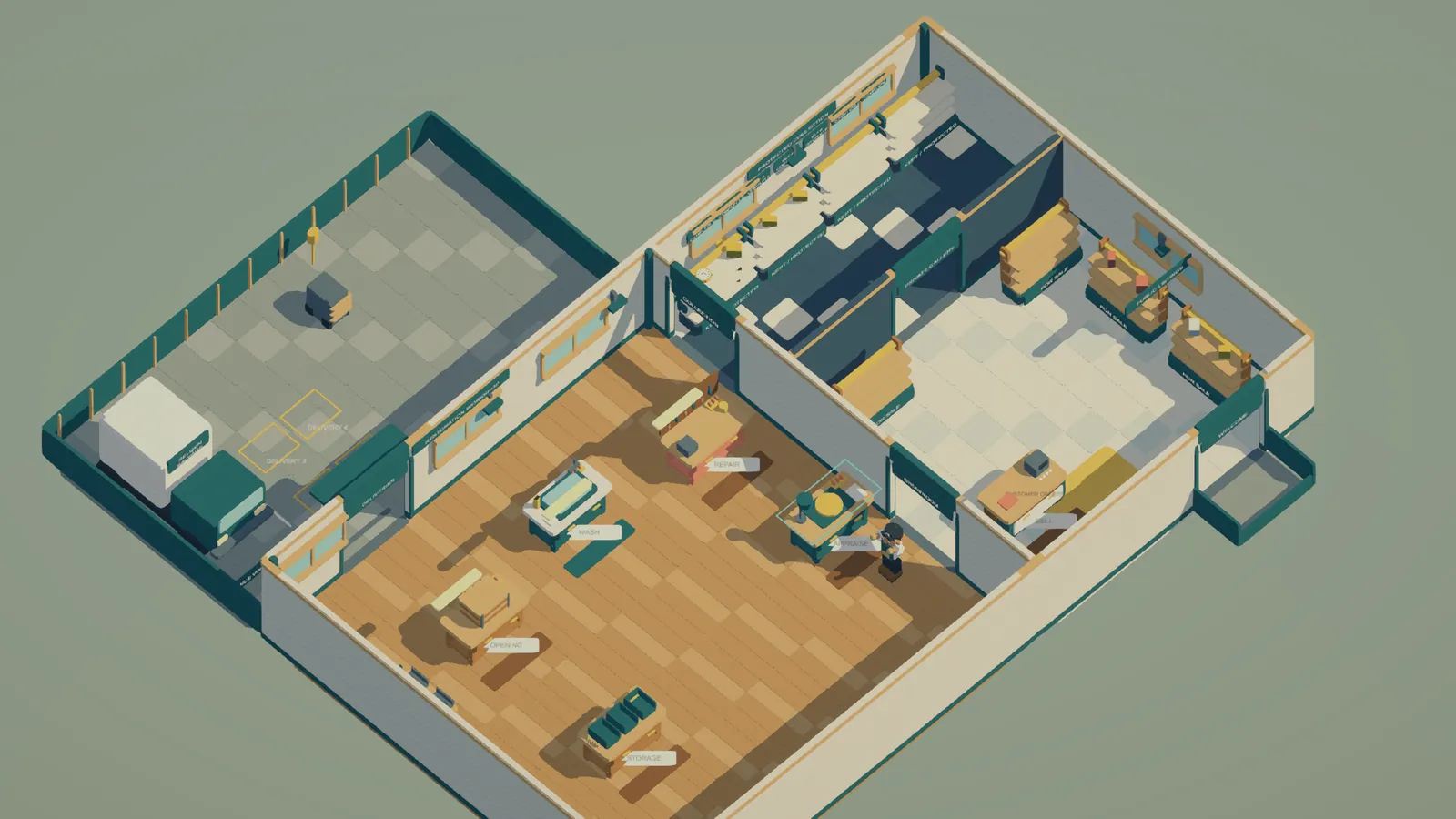 After: The same property at its first stage and after it has grown